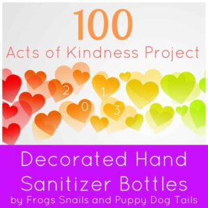 A Valentine’s Day Hand Sanitizer Gift {Frogs Snails and Puppy Dog Tails}