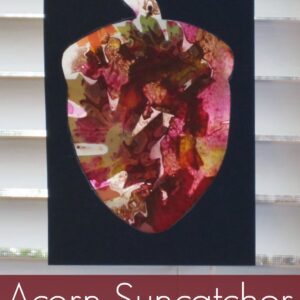 Acorn Stained Glass Window