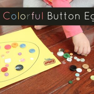 Mom and Tot Craft Time: Colorful Button Egg