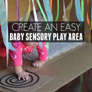 Easy Baby Sensory Play Area Ideas