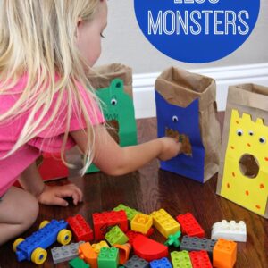 Feed the LEGO Monsters: A Sorting and Building Game for Kids