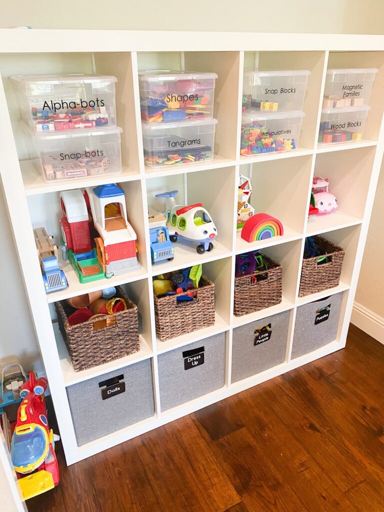 simple toy storage tips playroom