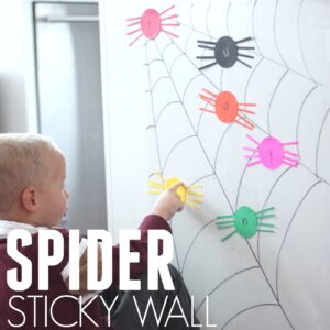 Alphabet Spider Sticky Wall